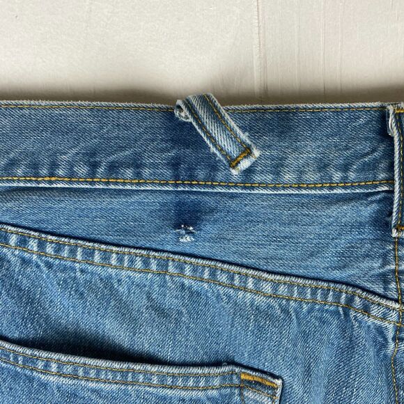 Levi's 501 Original Fit Jeans Men’s 38x32 Blue Straight Leg Button Fly Denim - Picture 9 of 10